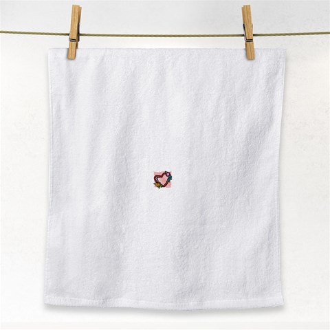heart1754 Face Towel from ArtsNow.com Front