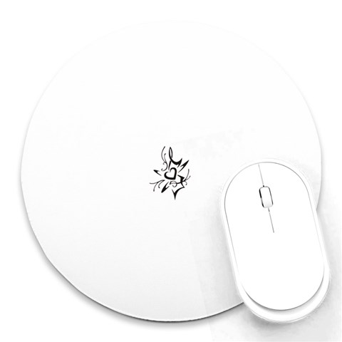 heart1497 Round Mousepad from ArtsNow.com Front