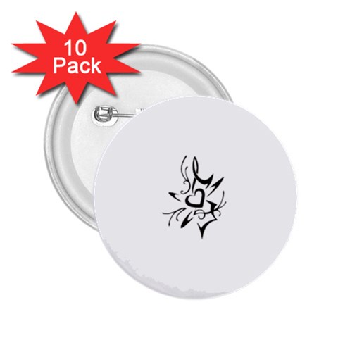 heart1497 2.25  Button (10 pack) from ArtsNow.com Front