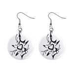heart1497 1  Button Earrings