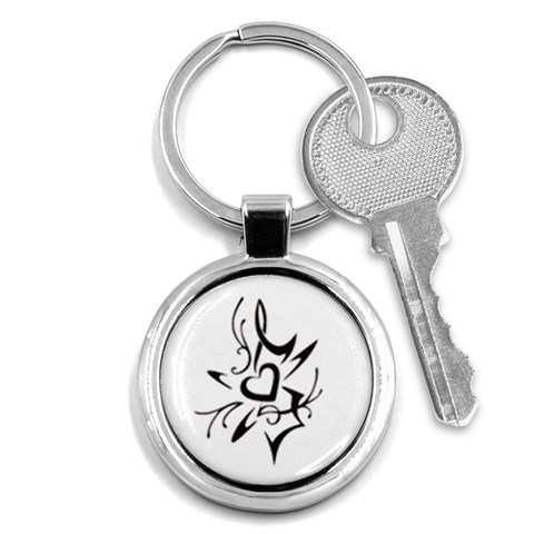 heart1497 Key Chain (Round) from ArtsNow.com Front