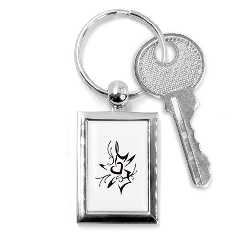 heart1497 Key Chain (Rectangle) from ArtsNow.com Front