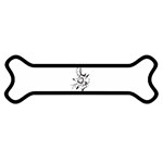 heart1497 Magnet (Dog Bone)