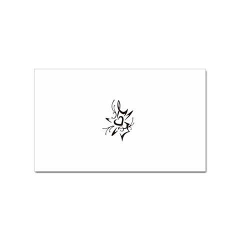 heart1497 Sticker Rectangular (100 pack) from ArtsNow.com Front