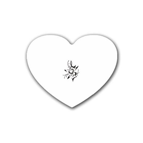 heart1497 Rubber Coaster (Heart) from ArtsNow.com Front