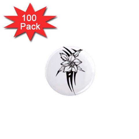 flowertribal5743 1  Mini Magnet (100 pack)  from ArtsNow.com Front