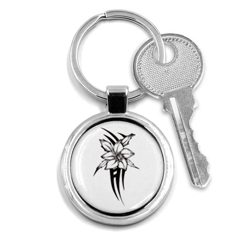 flowertribal5743 Key Chain (Round) from ArtsNow.com Front