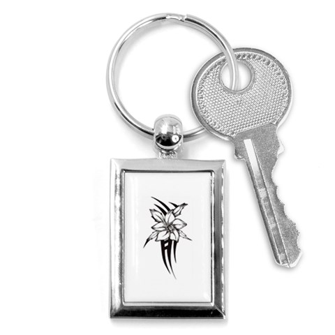 flowertribal5743 Key Chain (Rectangle) from ArtsNow.com Front