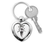 flowertribal5743 Key Chain (Heart)