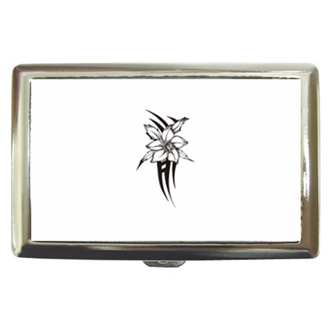 flowertribal5743 Cigarette Money Case from ArtsNow.com Front