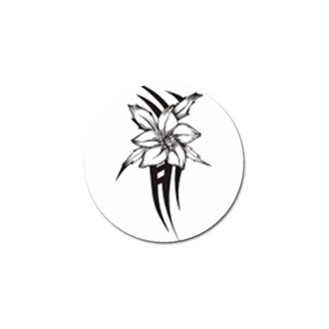 flowertribal5743 Golf Ball Marker from ArtsNow.com Front