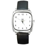 flowertribal5743 Square Metal Watch