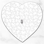 flowertribal5743 Jigsaw Puzzle (Heart)