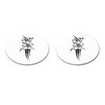 flowertribal5743 Cufflinks (Oval)