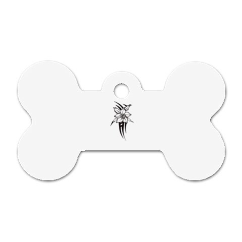flowertribal5743 Dog Tag Bone (One Side) from ArtsNow.com Front