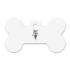 flowertribal5743 Dog Tag Bone (Two Sides) from ArtsNow.com Front