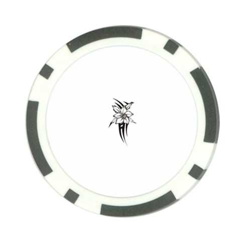 flowertribal5743 Poker Chip Card Guard from ArtsNow.com Front