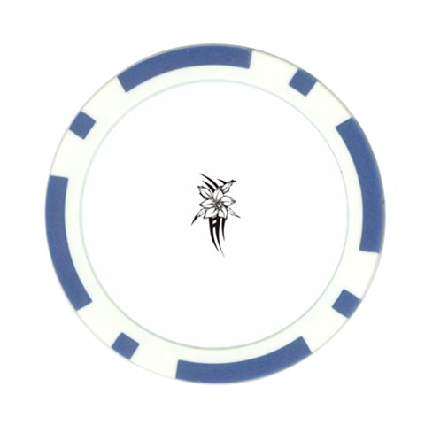 flowertribal5743 Poker Chip Card Guard from ArtsNow.com Front