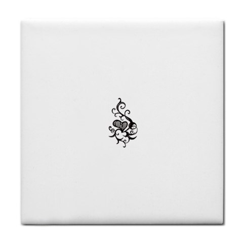 heart5642 Tile Coaster from ArtsNow.com Front