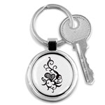 heart5642 Key Chain (Round)