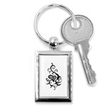heart5642 Key Chain (Rectangle)