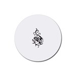 heart5642 Rubber Coaster (Round)