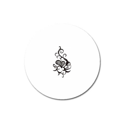 heart5642 Magnet 3  (Round) from ArtsNow.com Front