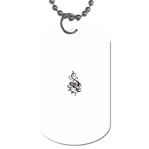 heart5642 Dog Tag (Two Sides) from ArtsNow.com Front