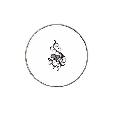 heart5642 Hat Clip Ball Marker (4 pack) from ArtsNow.com Front