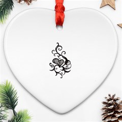 heart5642 Heart Ornament (Two Sides) from ArtsNow.com Front