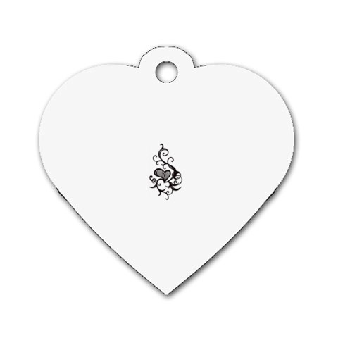 heart5642 Dog Tag Heart (One Side) from ArtsNow.com Front