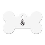 heart5642 Dog Tag Bone (One Side)