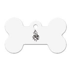 heart5642 Dog Tag Bone (Two Sides) from ArtsNow.com Front
