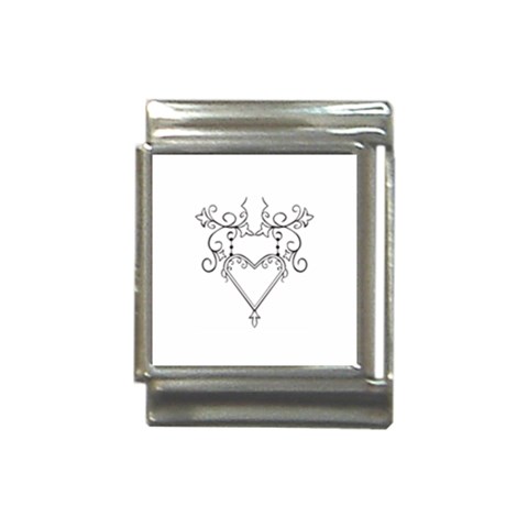 heart19618 Italian Charm (13mm) from ArtsNow.com Front