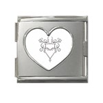 heart19618 Mega Link Heart Italian Charm (18mm)