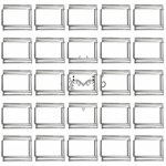heart19618 9mm Italian Charm (25 pack)