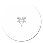 heart19618 Magnet 5  (Round)