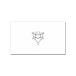 heart19618 Sticker Rectangular (100 pack)