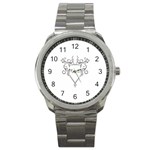 heart19618 Sport Metal Watch