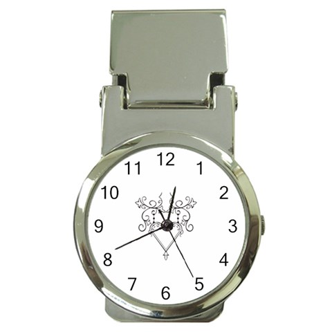 heart19618 Money Clip Watch from ArtsNow.com Front