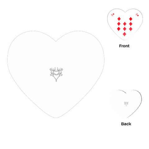 heart19618 Playing Cards (Heart) from ArtsNow.com Front