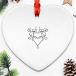 heart19618 Heart Ornament (Two Sides)