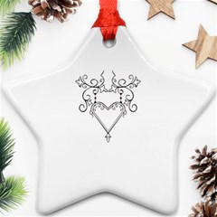 heart19618 Star Ornament (Two Sides) from ArtsNow.com Front