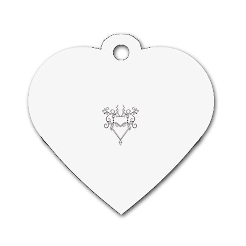 heart19618 Dog Tag Heart (One Side) from ArtsNow.com Front