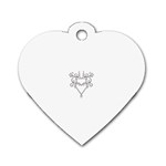 heart19618 Dog Tag Heart (One Side)