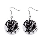 leo19079 1  Button Earrings