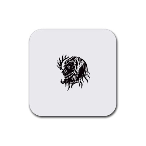 leo19079 Rubber Coaster (Square) from ArtsNow.com Front
