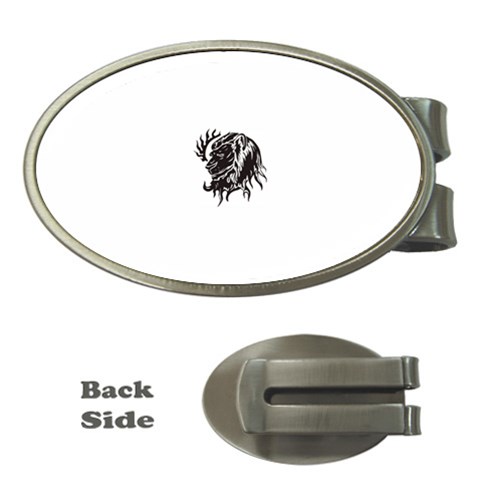 leo19079 Money Clip (Oval) from ArtsNow.com Front