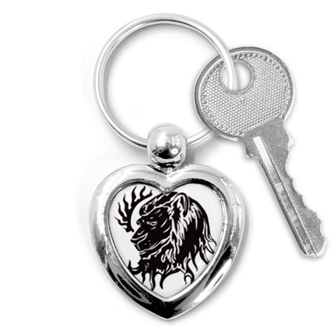 leo19079 Key Chain (Heart) from ArtsNow.com Front