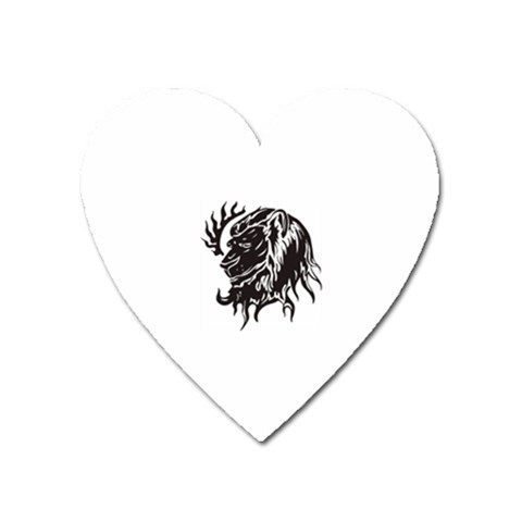 leo19079 Magnet (Heart) from ArtsNow.com Front